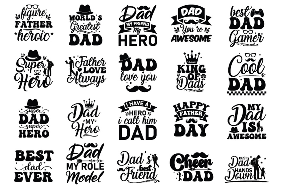 Fathers Day SVG Bundle Cricut Design, an Object Graphic by Creative Arslan (Photo 2 of 6)