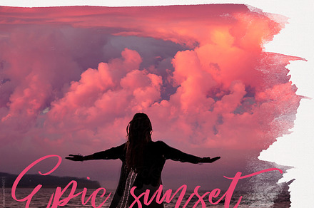 65 Sunset Sky Photo Overlays