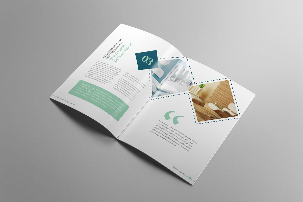 Interior Design Magazine Lookbook, a Magazine Template by Layout Design (Photo 7 of 13)