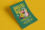 Green Christmas Boxing Day Flyer, a Flyer Template by VectorVactory (Thumbnail 3 of 3)