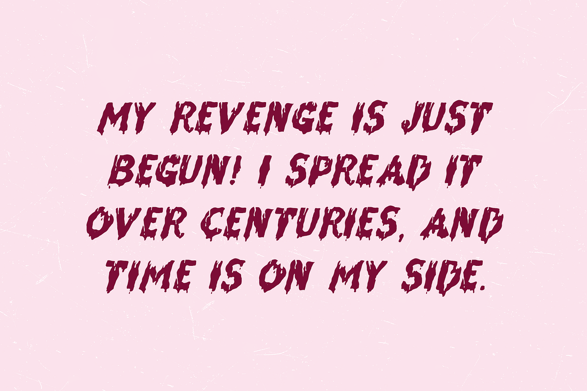 Sanguine Sans - Drip Font, a Handwritten Font by Beck McCormick (Photo 9 of 10)