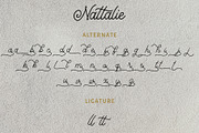 Nattalie Monoline Font, a Script Font by Analogous (Thumbnail 11 of 13)