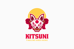 Kitsune Simple Mascot Logo, a Branding & Logo Template by Artnivora.Std