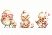 Whimsical Mother's Day chick Clipart, an Illustration by Designworld (Thumbnail 5 of 8)