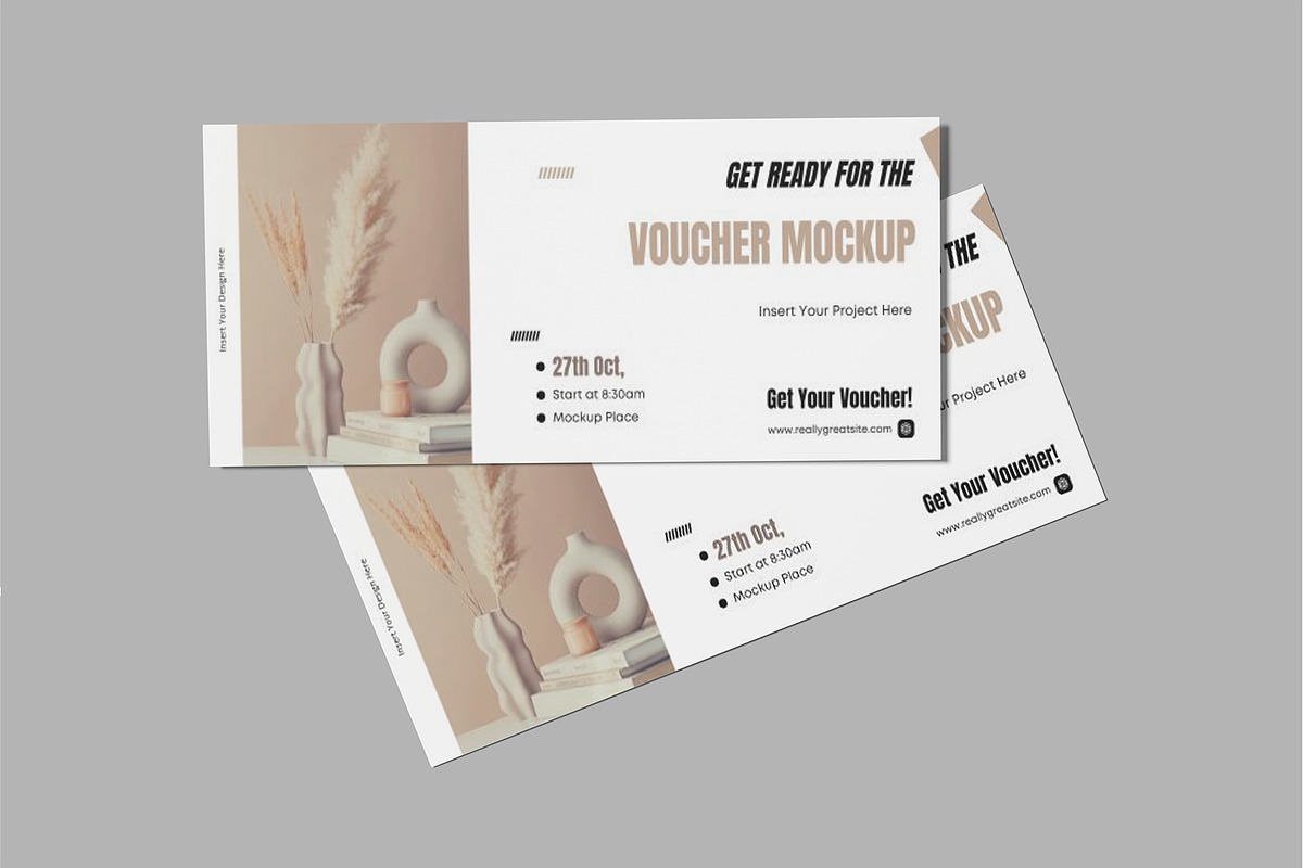 Gift Voucher Mockup, a Print Template by lamorastudio (Photo 10 of 11)