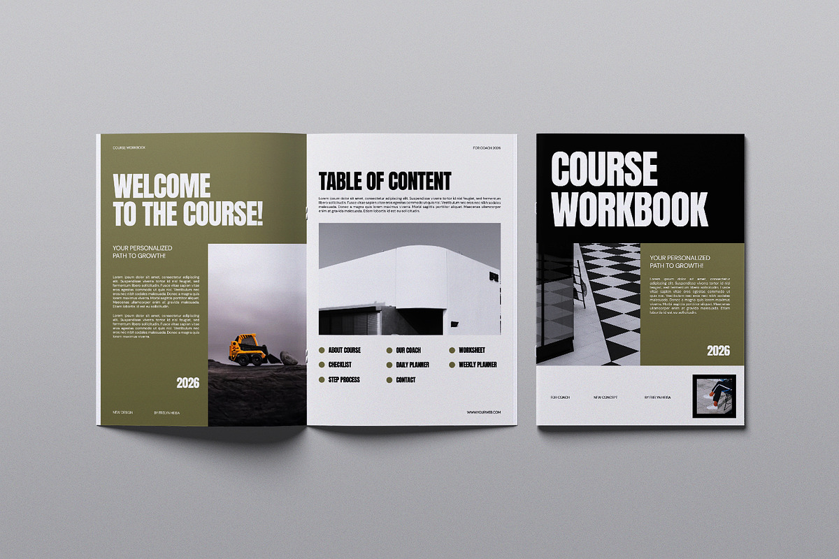Course Workbook, a Magazine Template by Portocraft (Photo 2 of 6)