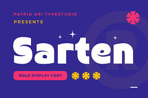 Sarten - Modern Bold Display Font