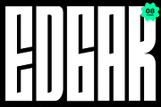 Edgar - Condensed Display Sans-Serif, a Sans Serif Font by Webhance Studio (Thumbnail 1 of 13)