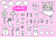 Summer Garden Stamp Brush Set, a Brush Add-On by Sometimes Crafter Studio (Thumbnail 2 of 5)