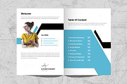 Business Plan Brochure Template, a Brochure Template by White Graphic (Thumbnail 2 of 11)