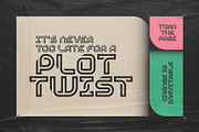 Tangler - Twisted Font, a Sans Serif Font by Gleb Guralnyk (Thumbnail 3 of 6)