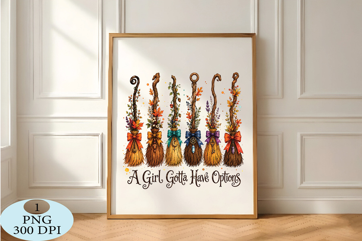 Whimsical Witch Broomstick PNG, a Seasonal Illustration by Daily.Designs (Photo 5 of 5)