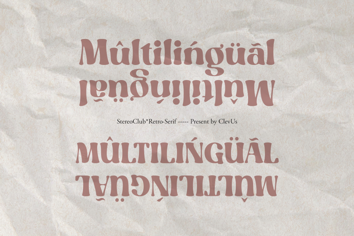StereoClub - Modern Bold Serif Font, a Serif Font by ClevUs (Photo 12 of 12)