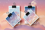 Landscape creator. Foggy sunrise, an Object Graphic by Julie&Taily (Thumbnail 22 of 30)