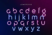 Newon - Modern Neon Light Font, a Sans Serif Font by Hamz Studio (Thumbnail 11 of 16)