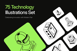 Technology Isometric Illustrations, a Technology Illustration by Vectors Market