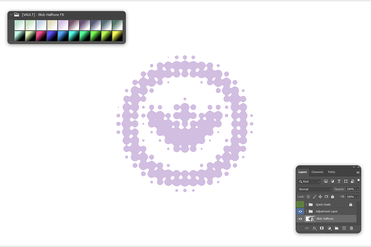 Blob Halftone, a Layer Style Add-On by [VAULT] Ctrl (Photo 2 of 5)