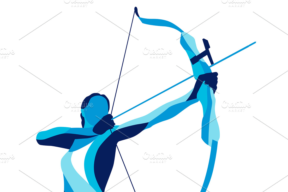 Set of stylized people in sport, an Illustration by Infinity Creativity (Photo 10 of 21)