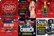 24 Flyer Templates, a Templates & Theme by iDoodle Studio (Thumbnail 5 of 6)