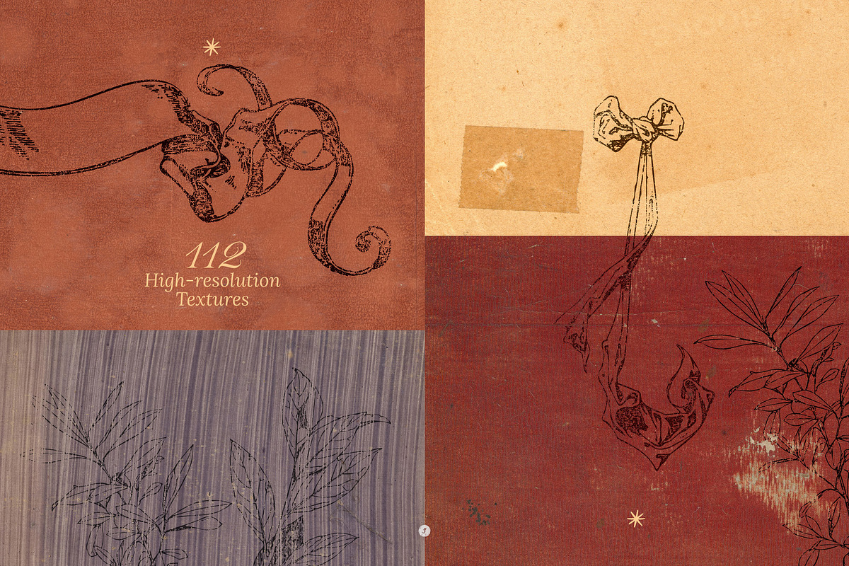 Antique Paper Textures Collection, a Texture Graphic by Freezerondigital (Photo 10 of 16)