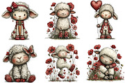 Cute Spring Lamb Clipart, a Graphic by CitraGraphics (Thumbnail 5 of 5)