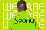 Seona - Futuristic Font, a Sans Serif Font by limitype (Thumbnail 9 of 10)