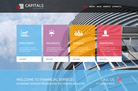 Capitals - Business Joomla Template