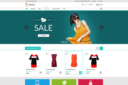 Kassa E-Commerce PSD Tempalte