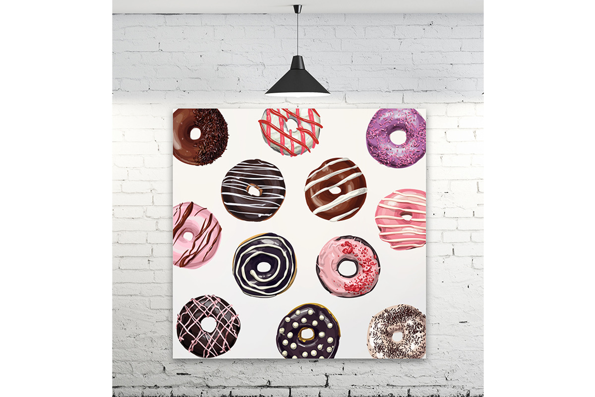 Donuts VECTOR illustrations, a Food Illustration by Natalka Dmitrova art (Photo 21 of 27)