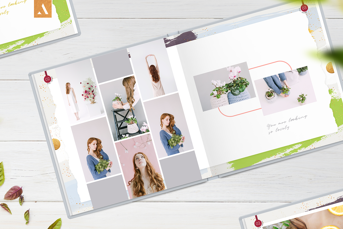 12x12 Photo Album Template / Aurora, a Brochure Template by ArealPro (Photo 6 of 18)