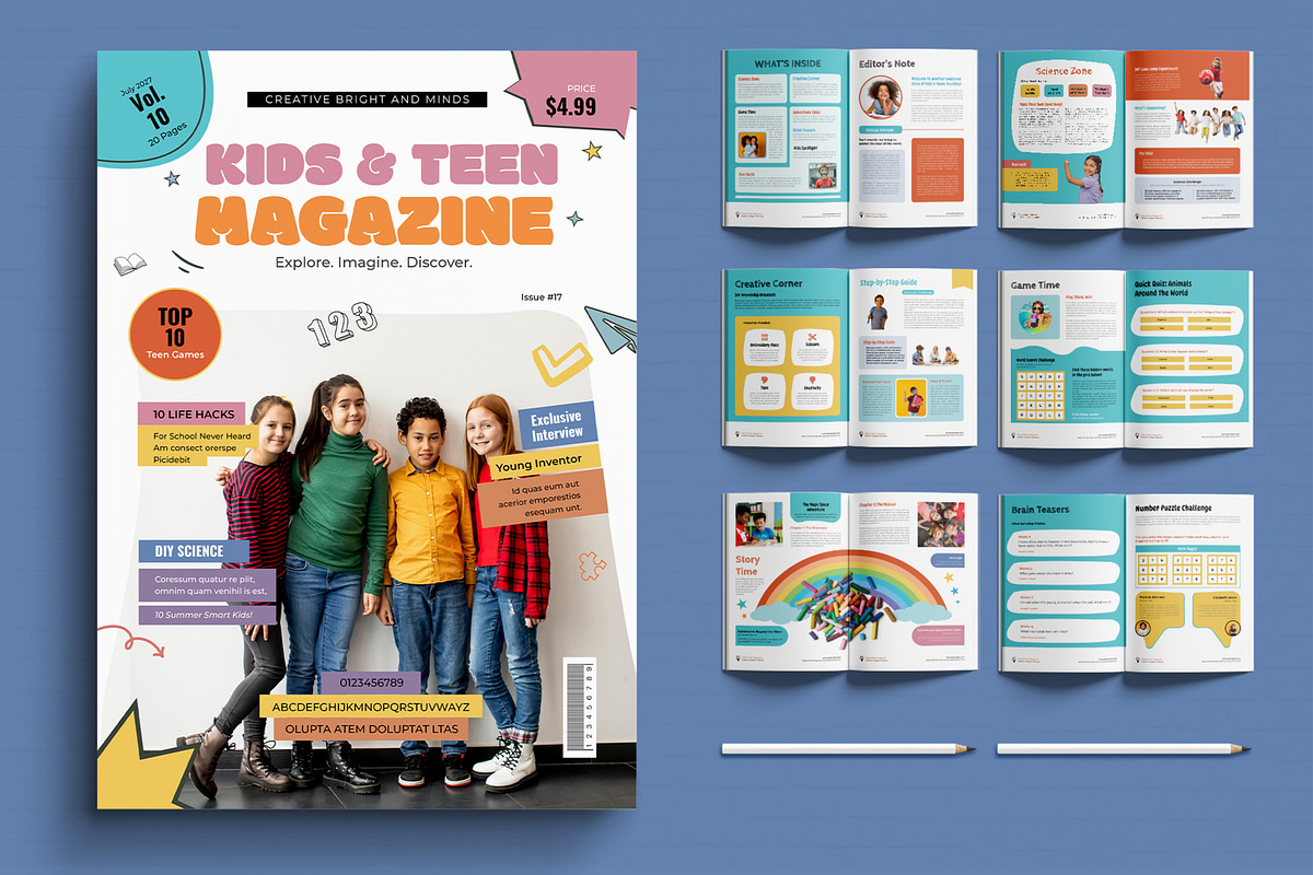 Kids and Teen Magazines