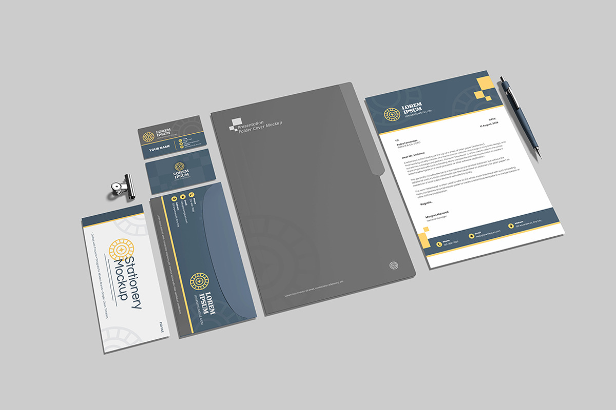 Stationery Mockup, a Product Mockup by bimockup (Photo 4 of 6)