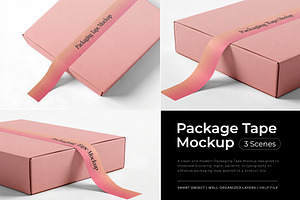 Package Tape Mockup, a Product Mockup by Pitchlook.Studio