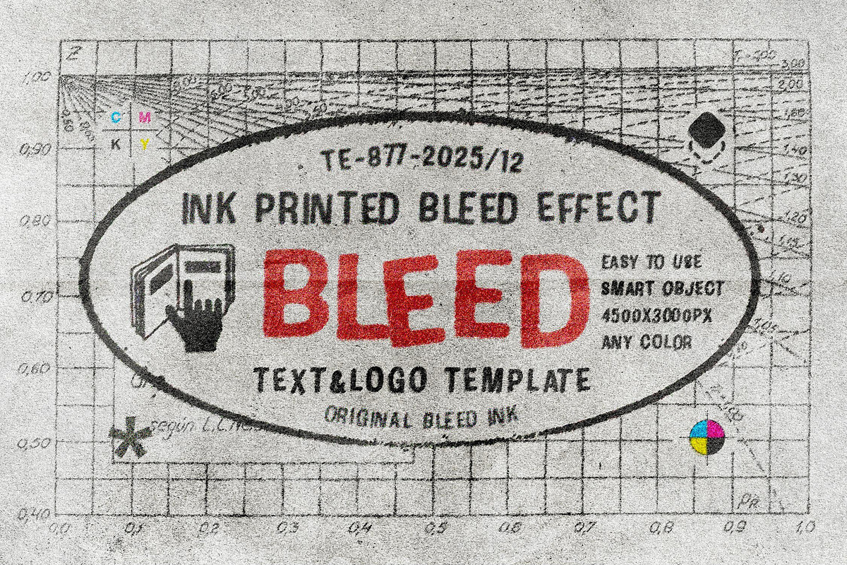 20-in-1 Ink Bleed & Overprint Bundle, a Layer Style Add-On by pixelbuddha.net (Photo 4 of 23)