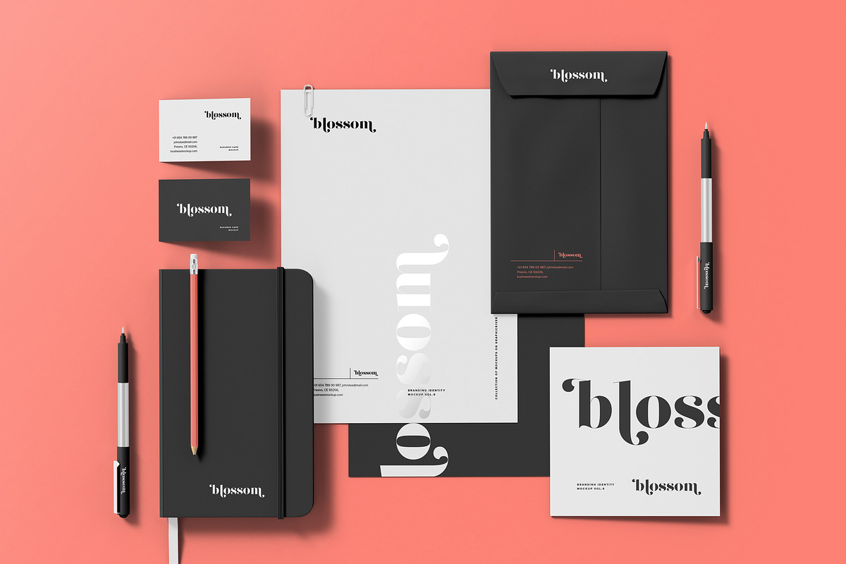 Stationary Branding Mock-up 9, an Advertising Mockup by Yogurt86 (Photo 4 of 10)