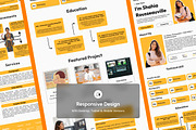 Shahia - Student Portfolio Landing, a Landing Page Template by productype1 (Thumbnail 3 of 5)