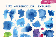 102 Watercolor Goodies! Quick!, a Texture Graphic by Sandra Neuditschko (Thumbnail 3 of 4)