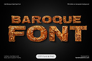 Gold Baroque Font, a Sans Serif Font by Handmadefont (Thumbnail 1 of 10)