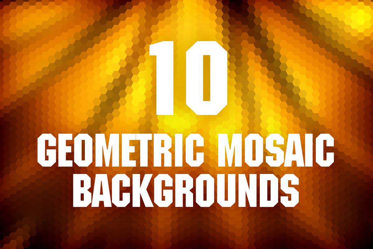 Geometric Mosaic Backgrounds Pack 1