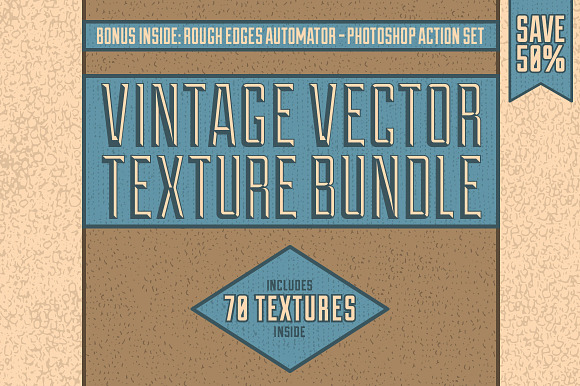Vintage Vector Texture Bundle preview 7