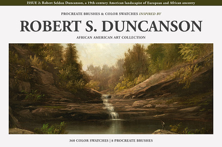 Robert S. Duncanson Procreate Kit, a Brush Add-On by Digi Life