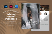 Wedding Photography Pricing Template, a Flyer Template by Maple Visuals (Thumbnail 1 of 4)