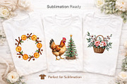 Cozy Farmhouse Christmas Clipart, an Illustration by Artnoy (Thumbnail 6 of 8)