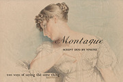 Montague - Script & Rough Duo, a Script Font by Mneme (Thumbnail 10 of 11)