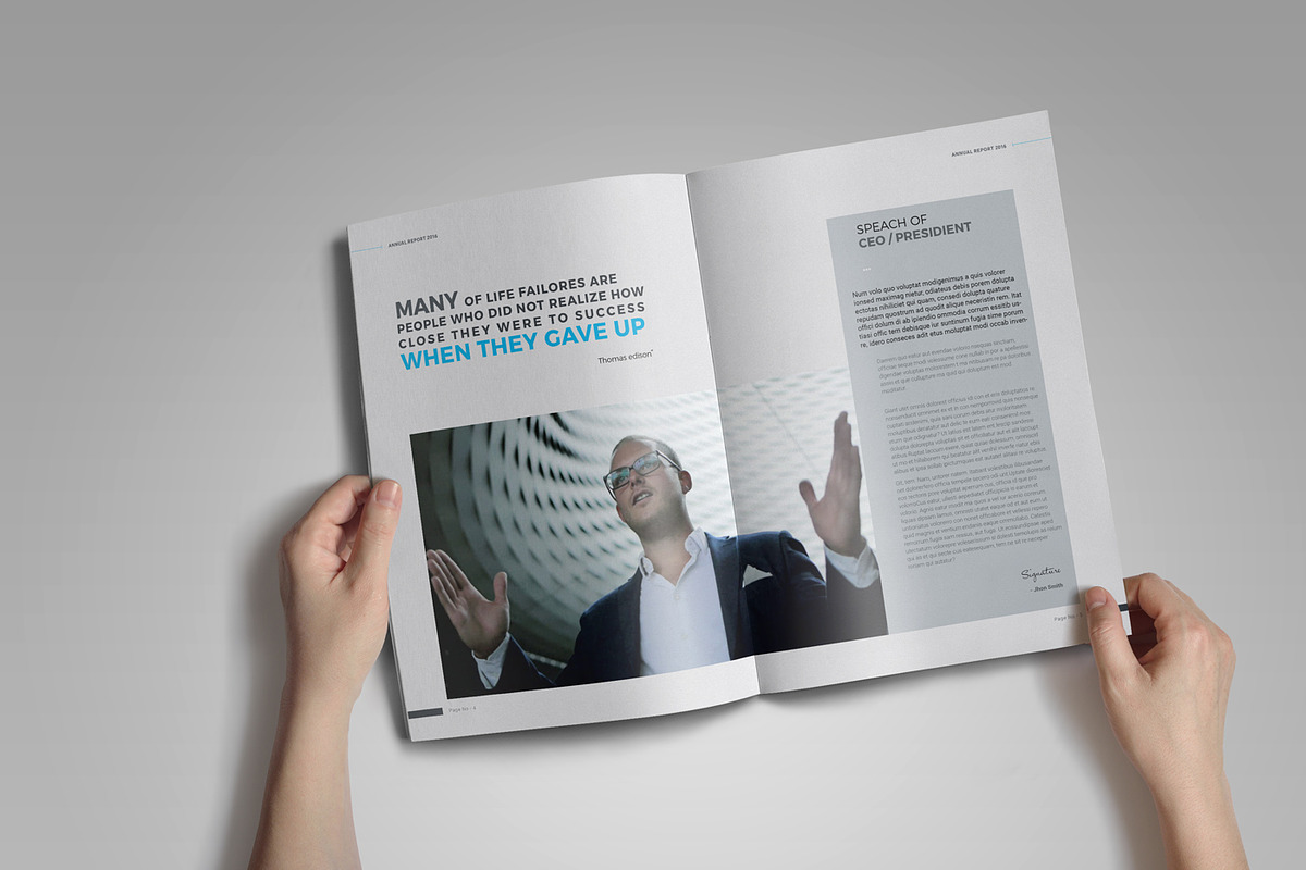 Annual Report, a Brochure Template by Elite_Standard (Photo 3 of 18)