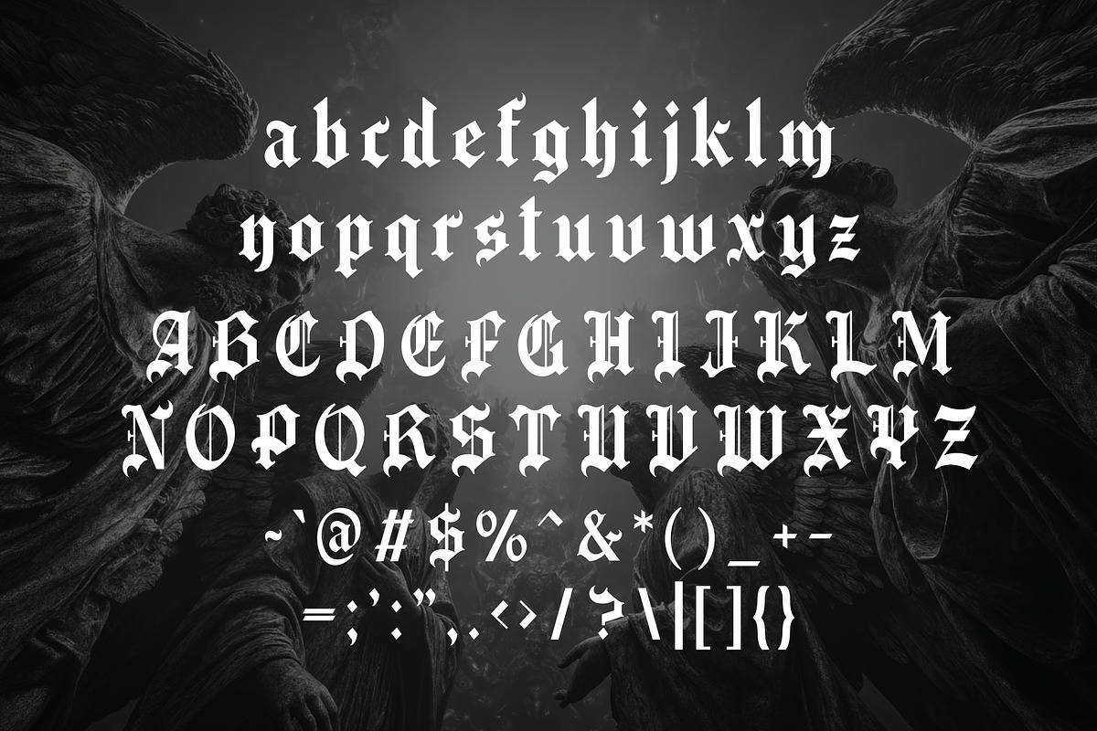 Arkhaven - Gothic Blackletter Type, a Blackletter Font by HipFonts (Photo 4 of 7)