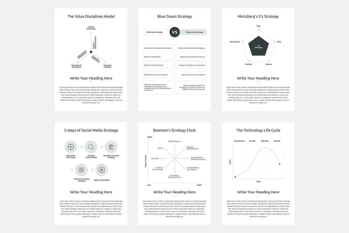 A4 Business Strategy Google Slides, a Presentation Template by JetzTemplates (Photo 7 of 8)