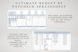 Editable Monthly Budget Template