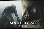 50 Monster Horror Midjourney Prompts, an Object Graphic by MadeByAI Studio (Thumbnail 3 of 5)