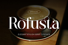 Rofusta - Elegant Stylish Serif Font